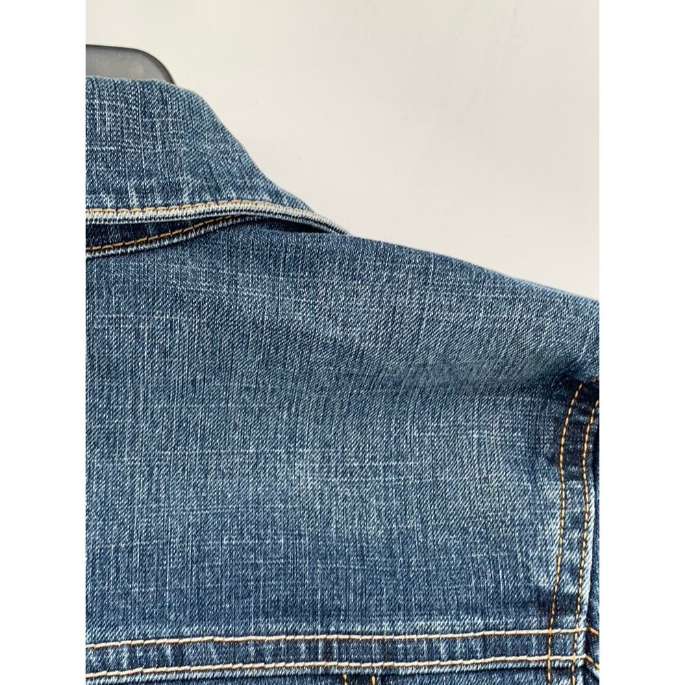 OLD NAVY Women's Blue Vintage Denim Stretch Button-Up Jacket SZ XS - Picture 7 of 9
